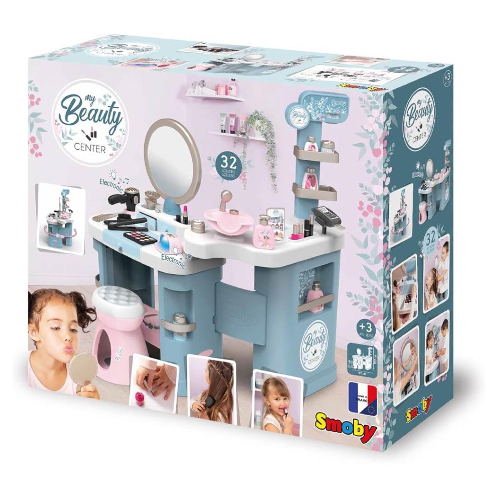 Smoby My Beauty Center – 32-Piece Kids Beauty Salon Playset